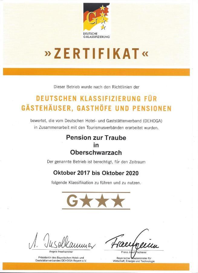 Pension Zur Traube 3 Sterne Oberschwarzach ภายนอก รูปภาพ